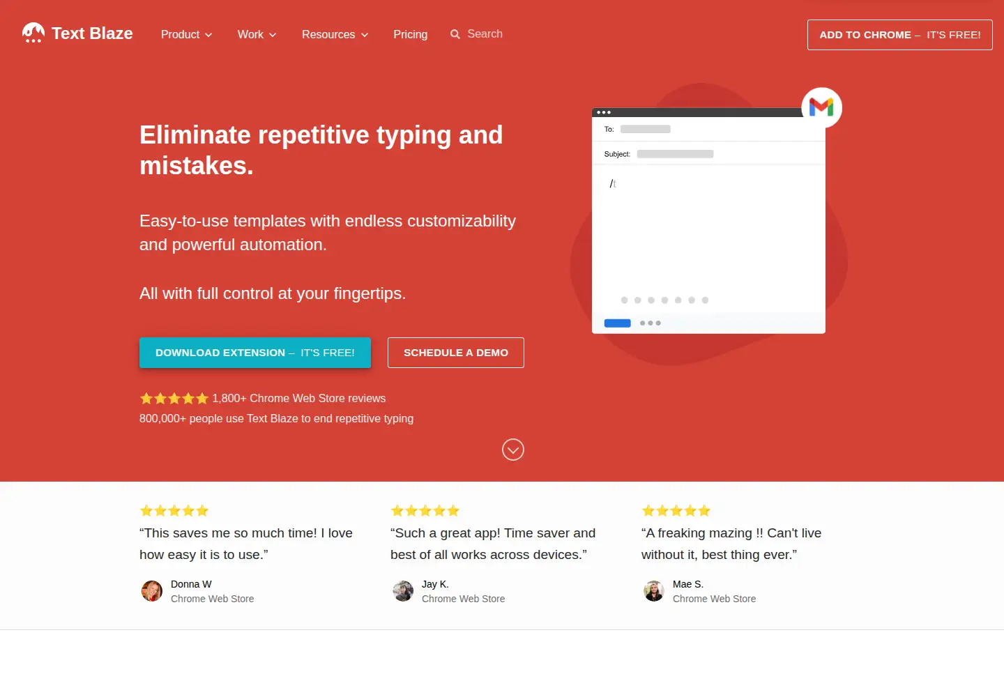 Screenshot of blaze.today