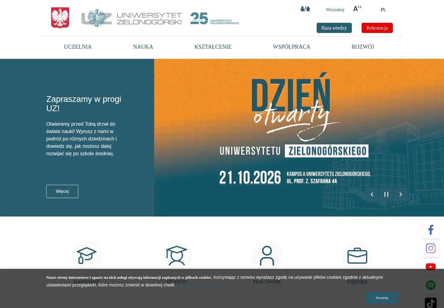 Screenshot of uz.zgora.pl