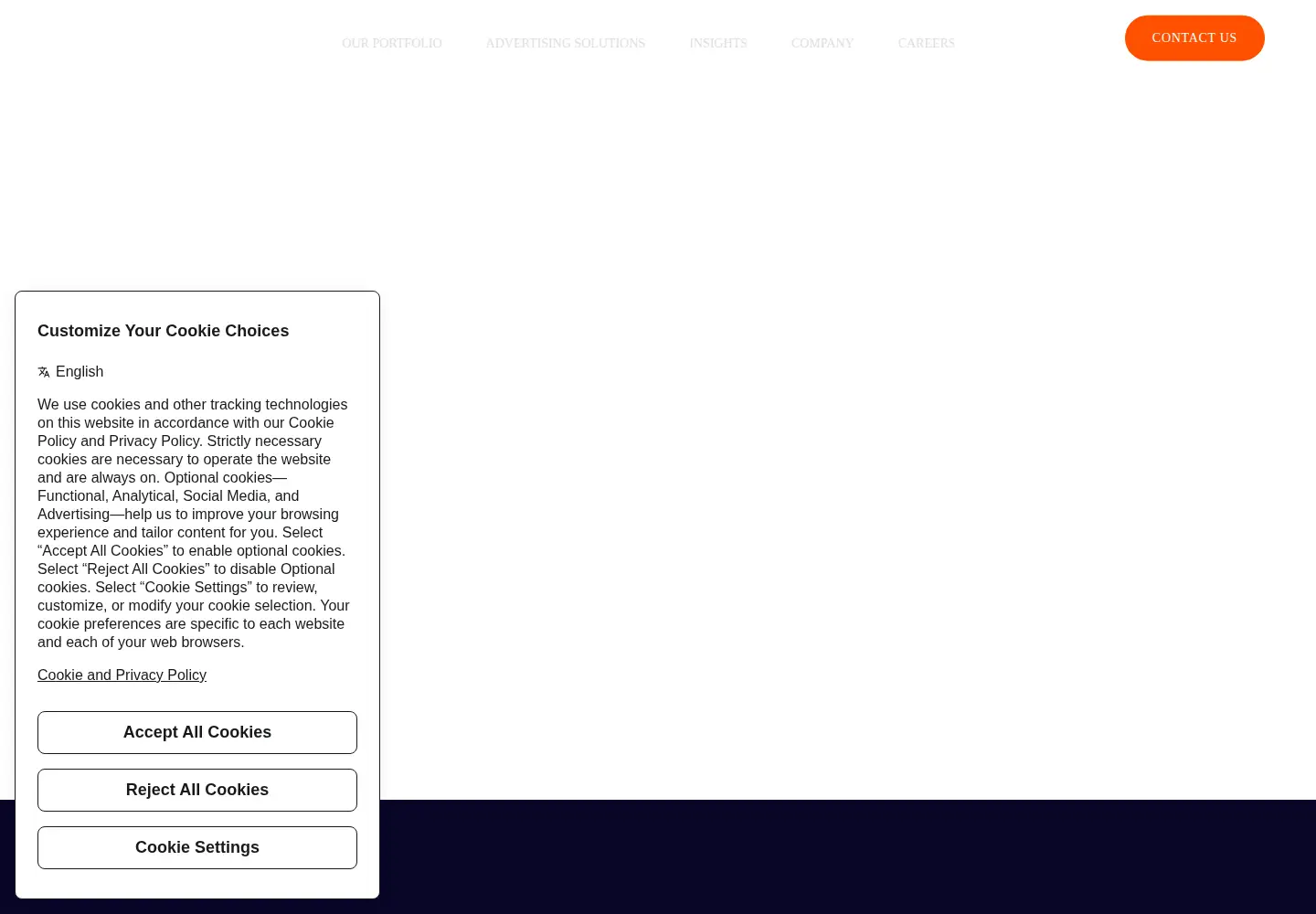Screenshot of audacyinc.com