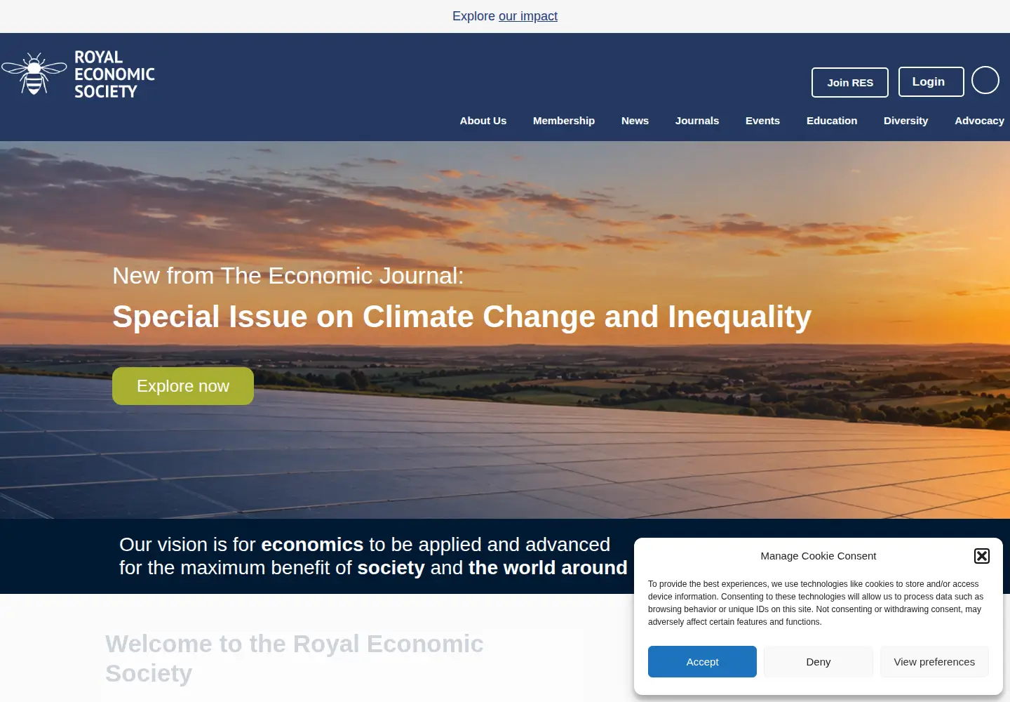 Screenshot of res.org.uk