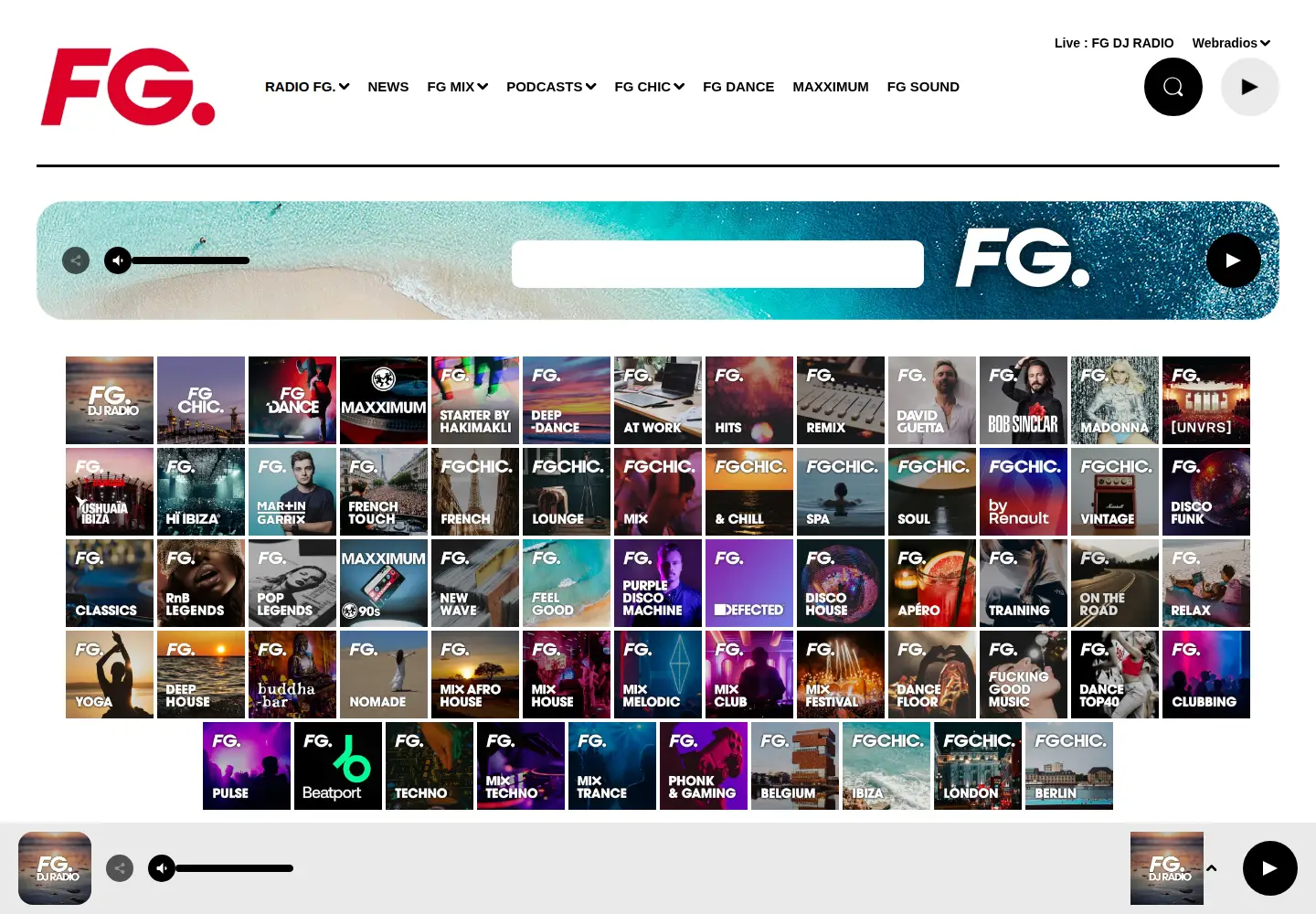 Screenshot of radiofg.com