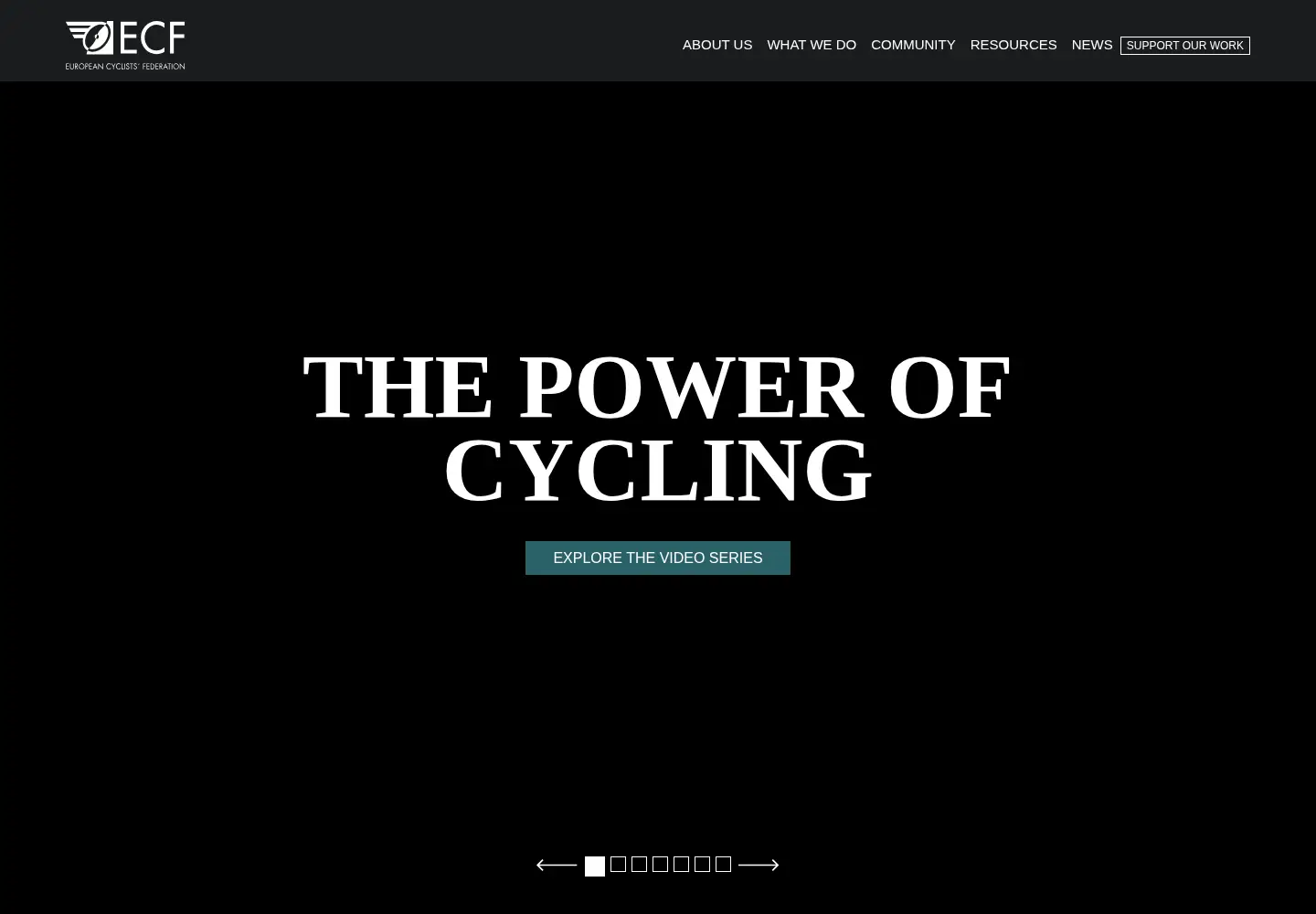 Screenshot of ecf.com
