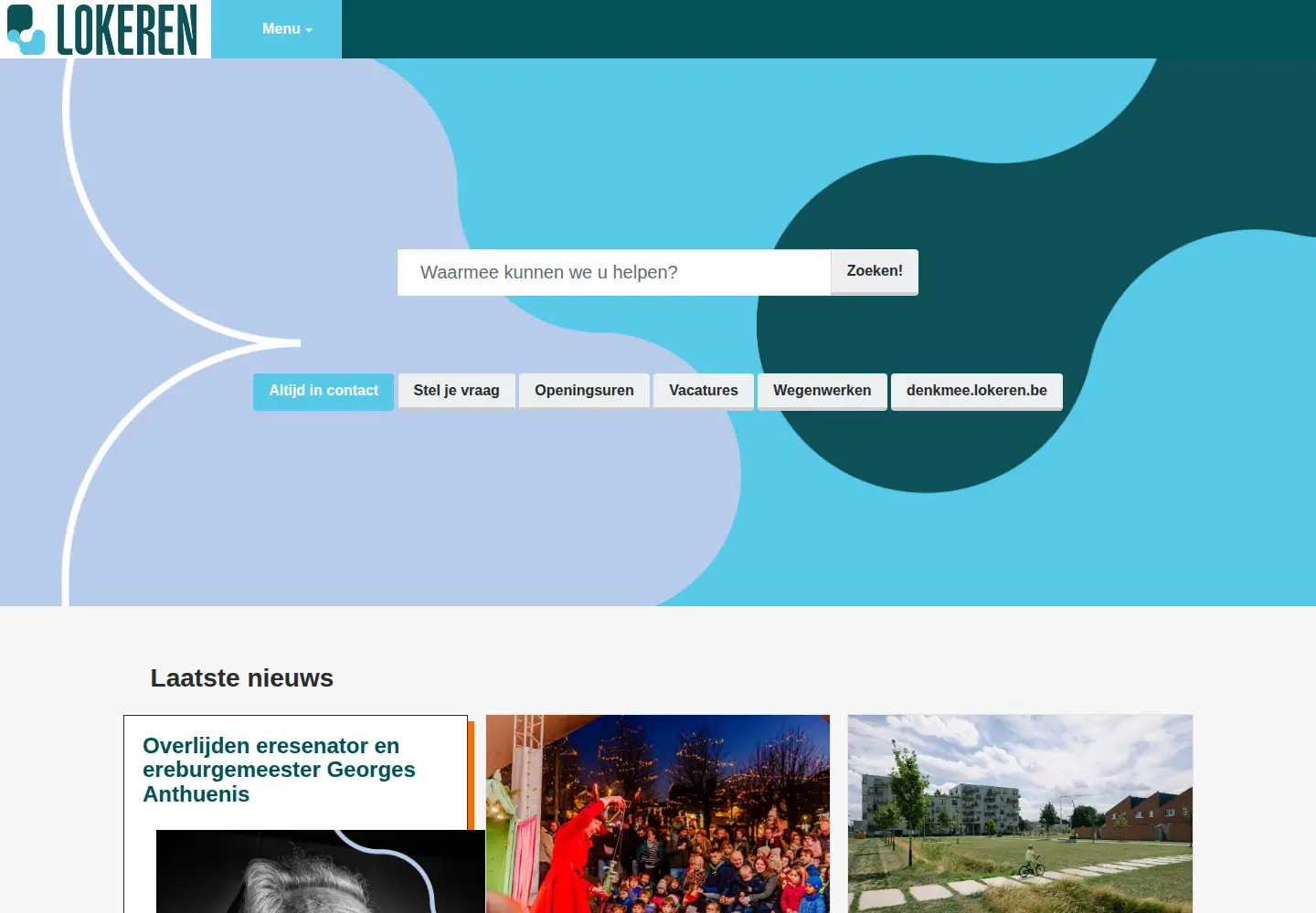 Screenshot of lokeren.be