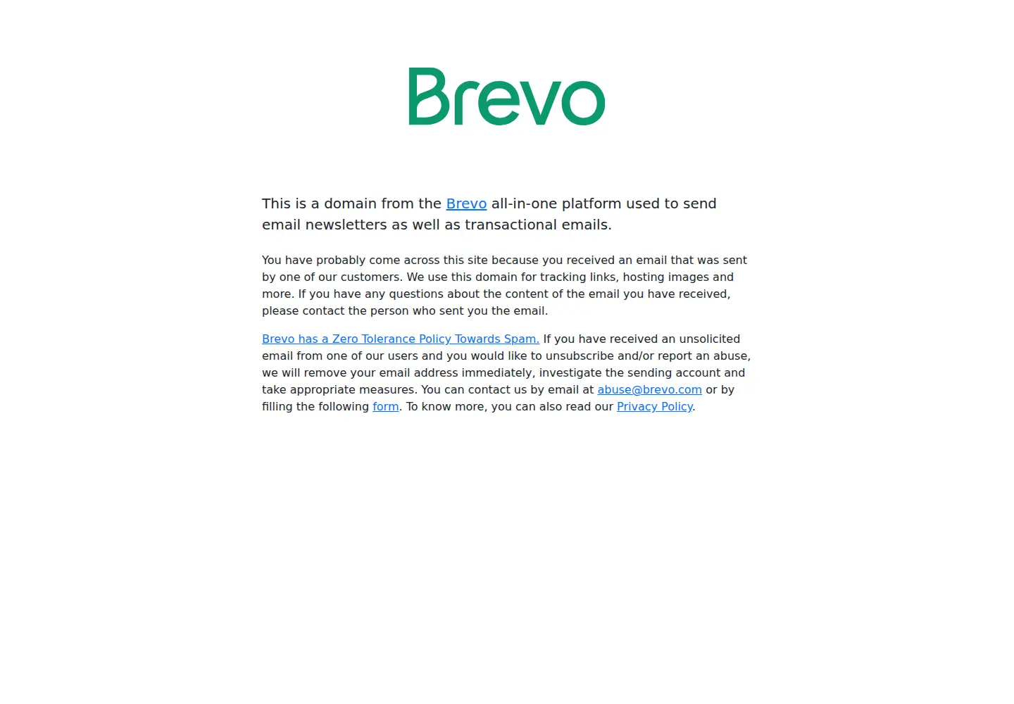 Screenshot of sp1-brevo.net