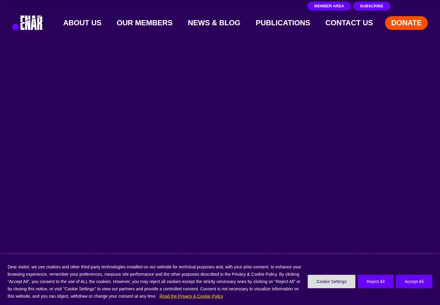 Screenshot of enar-eu.org