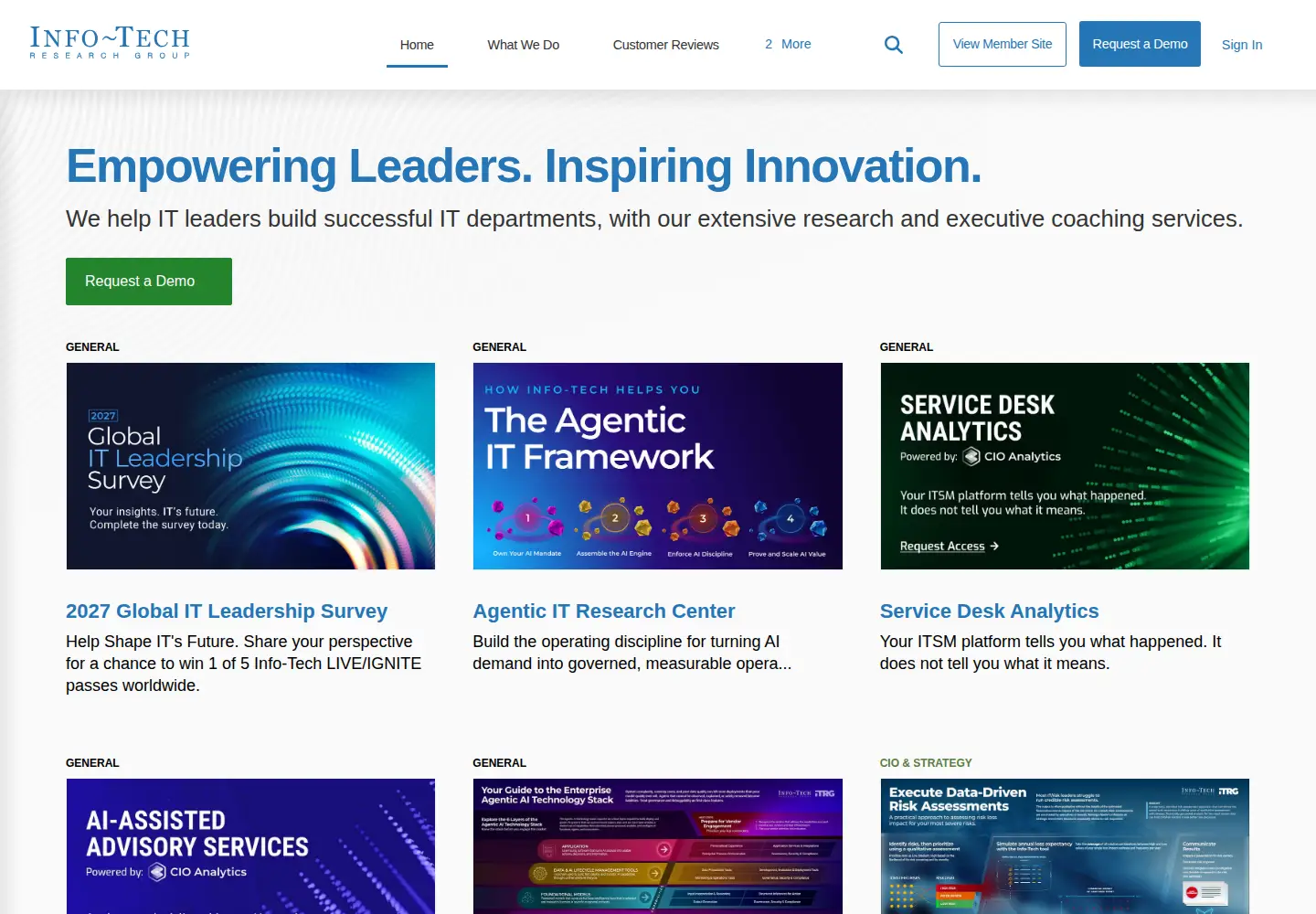 Screenshot of infotech.com