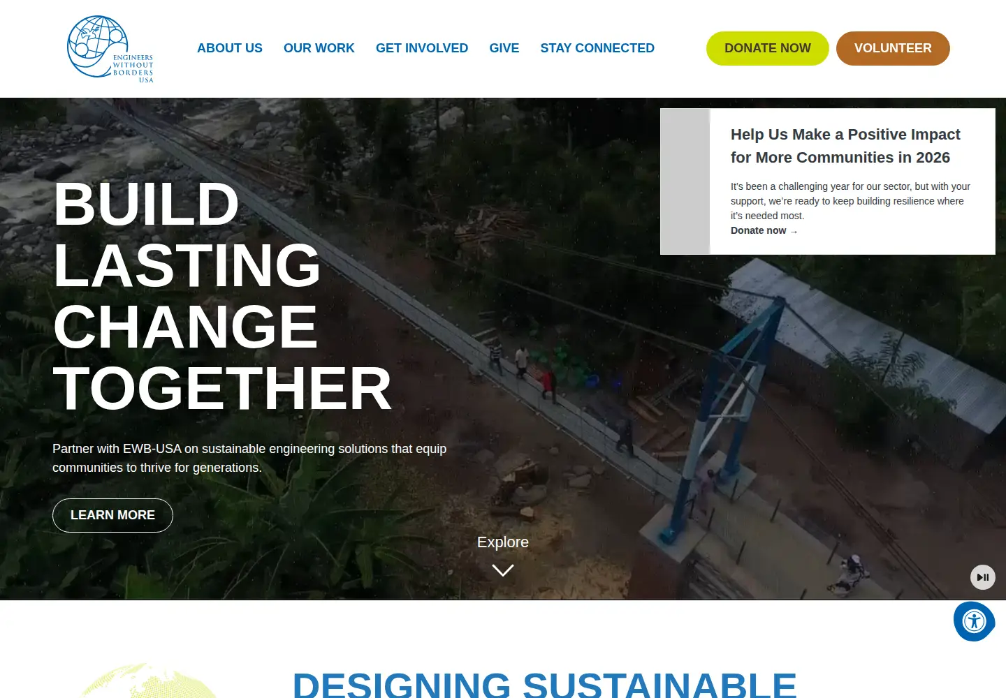 Screenshot of ewb-usa.org