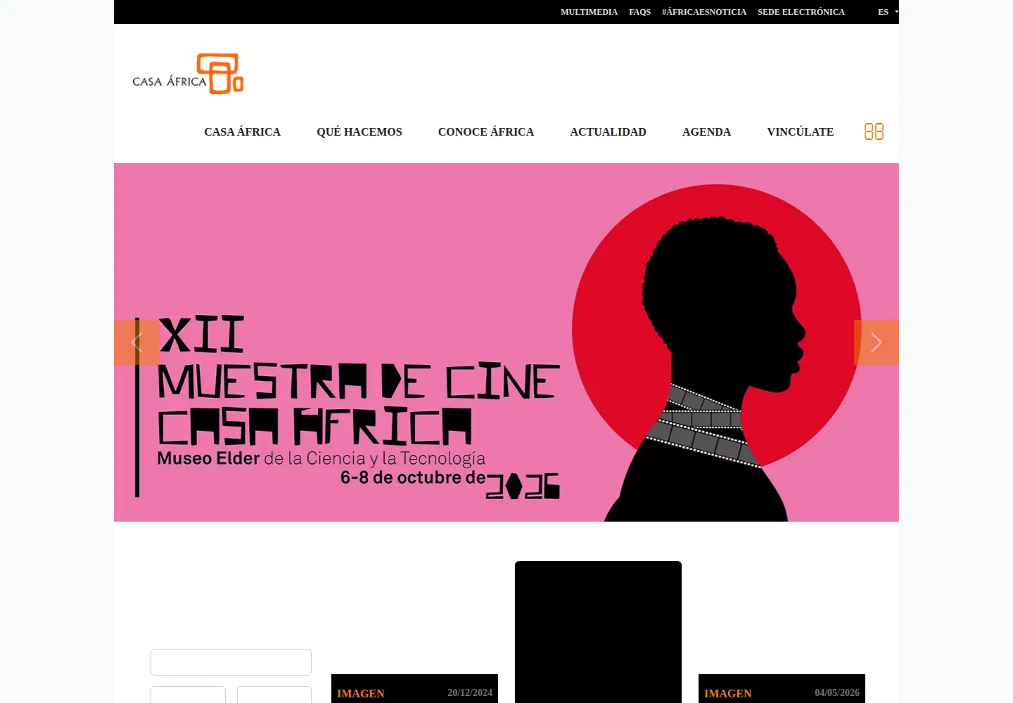Screenshot of casafrica.es