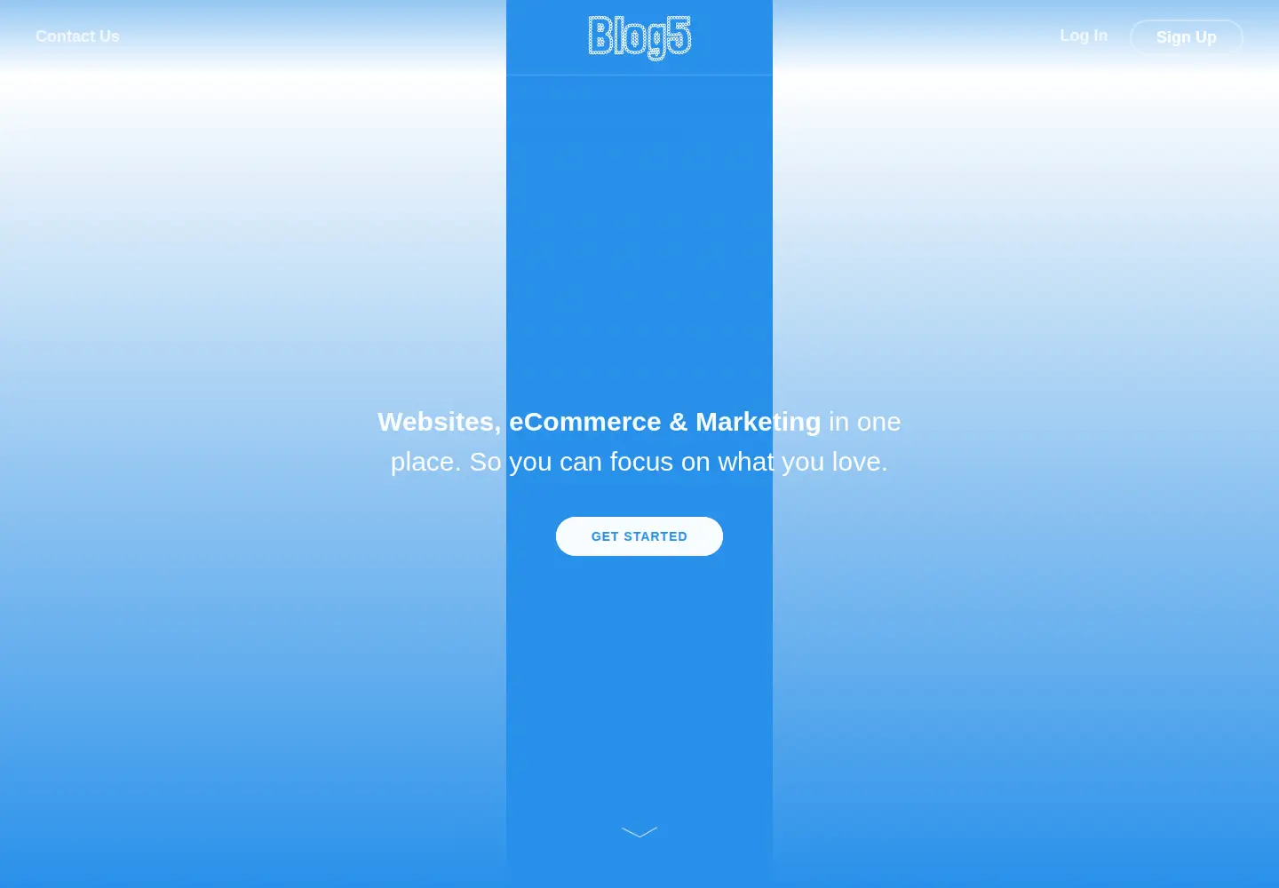 Screenshot of blog5.net