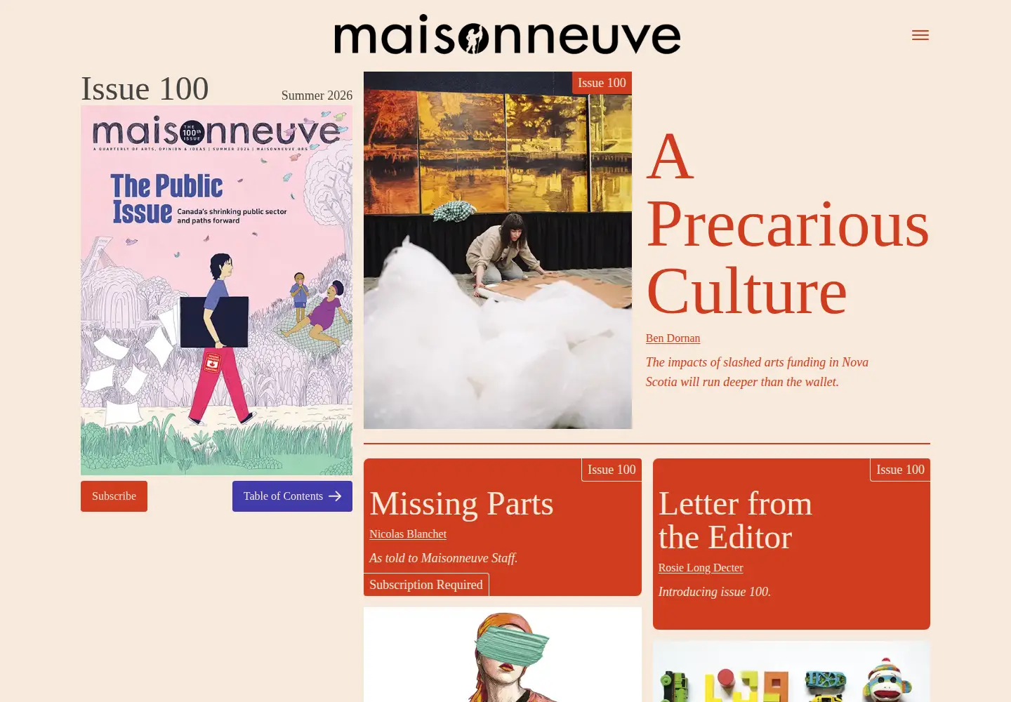 Screenshot of maisonneuve.org
