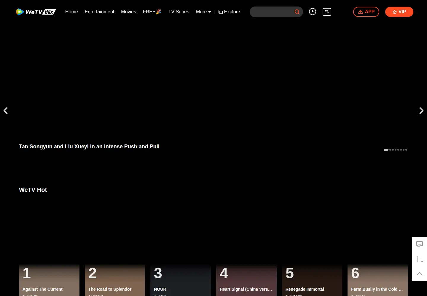 Screenshot of iflix.com