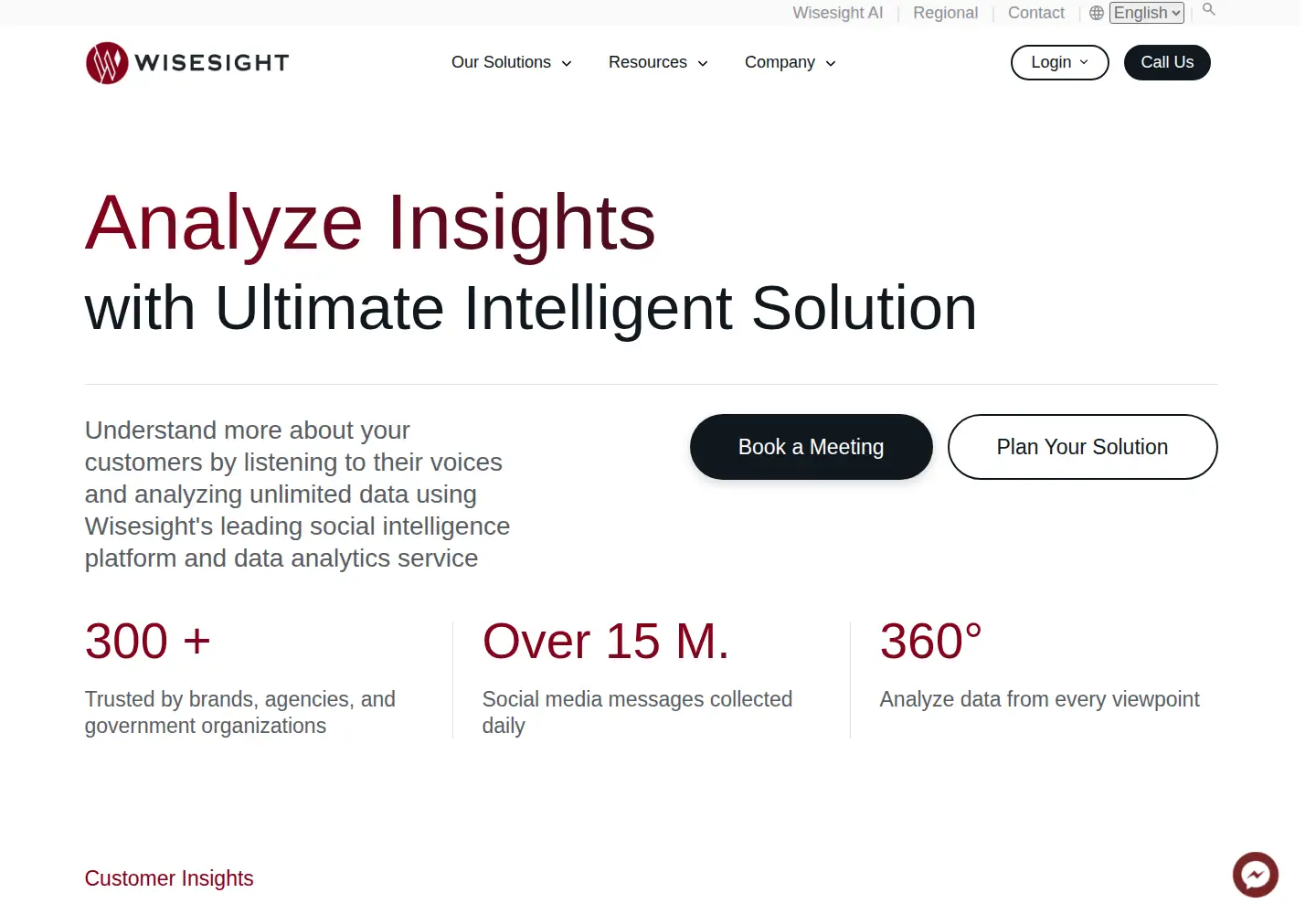 Screenshot of wisesight.com