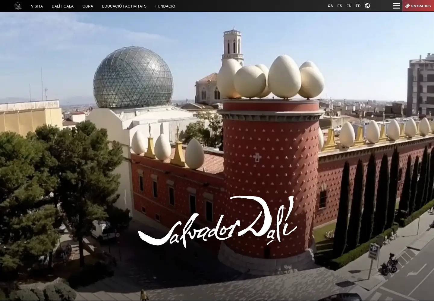 Screenshot of salvador-dali.org