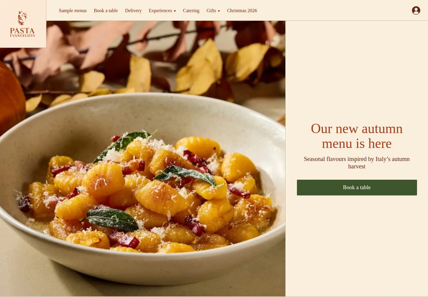 Screenshot of pastaevangelists.com