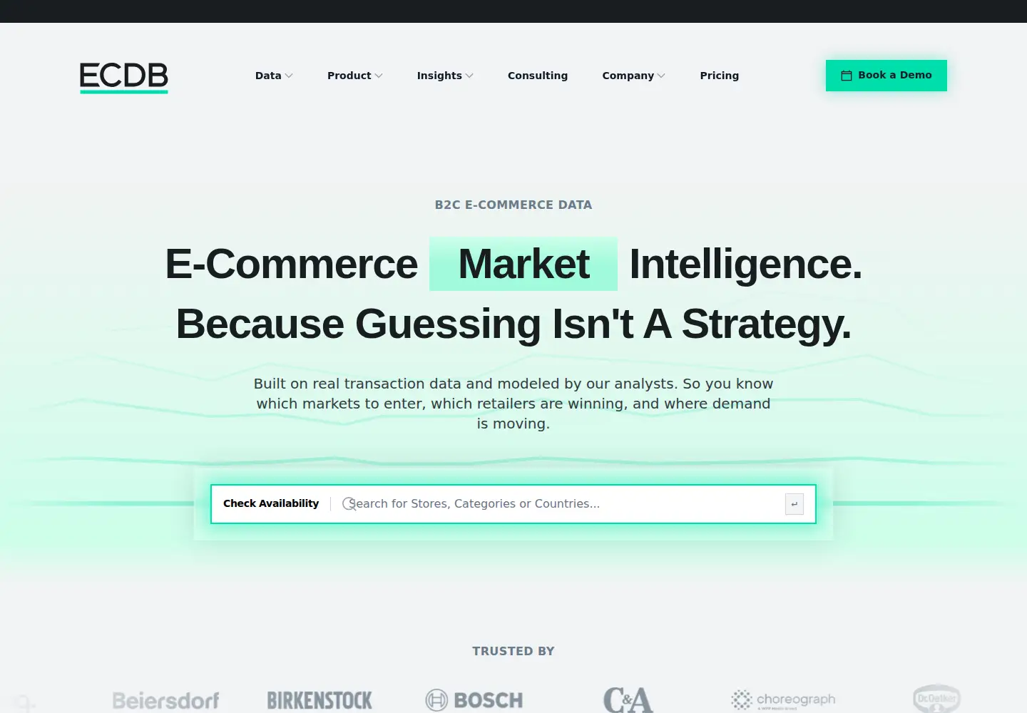 Screenshot of ecdb.com