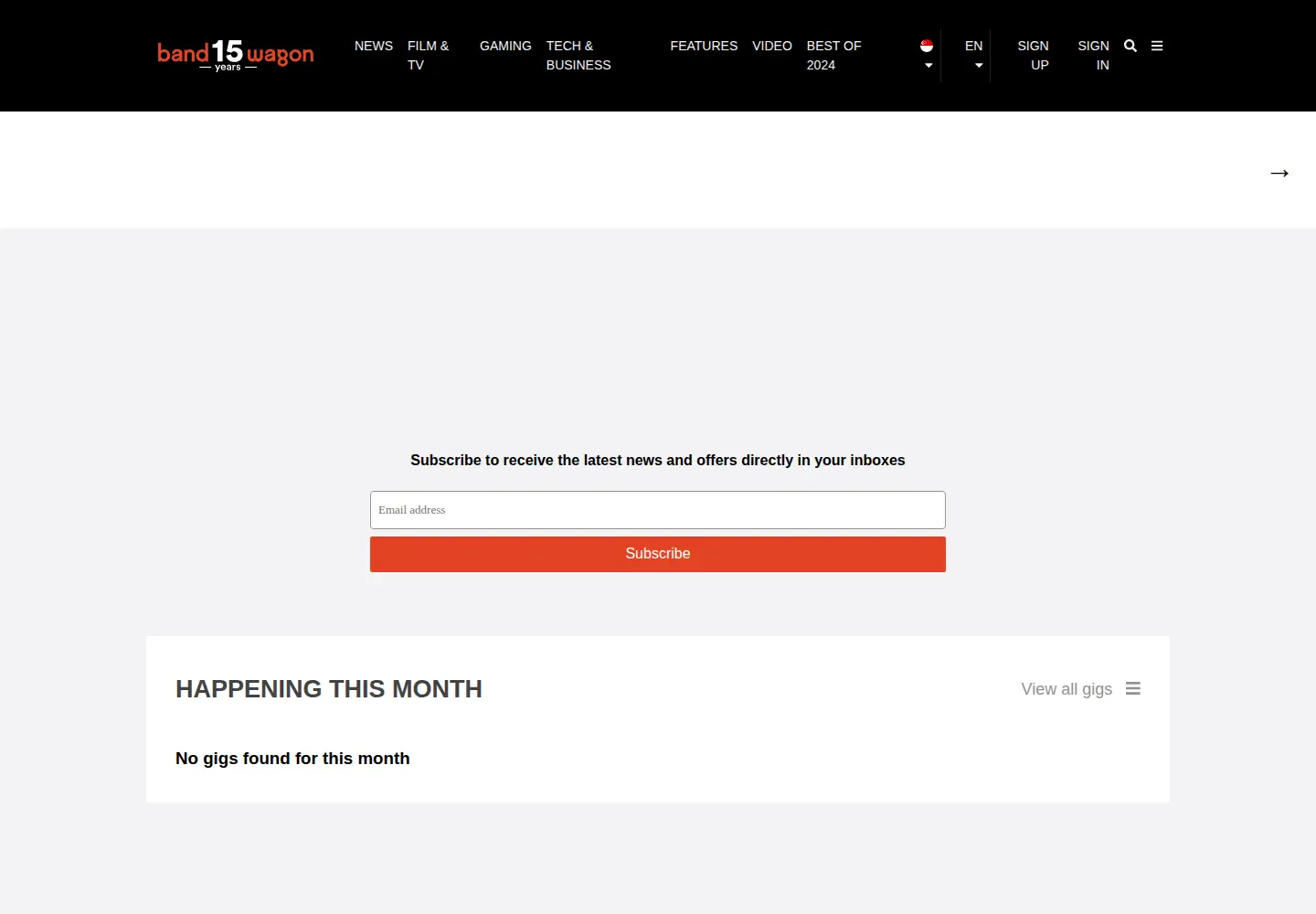 Screenshot of bandwagon.asia