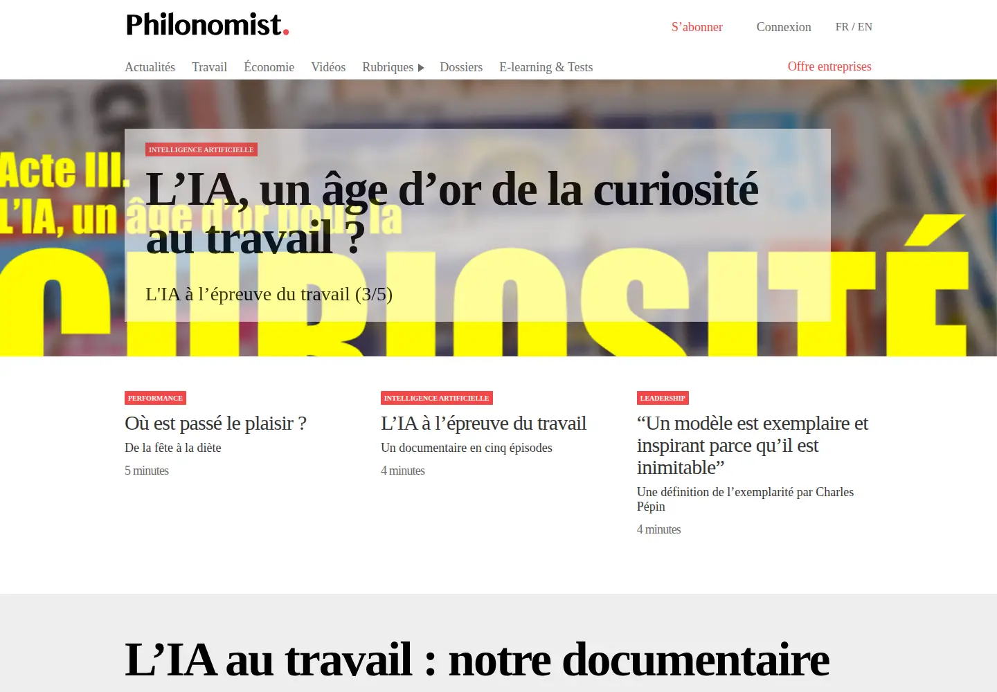 Screenshot of philonomist.com