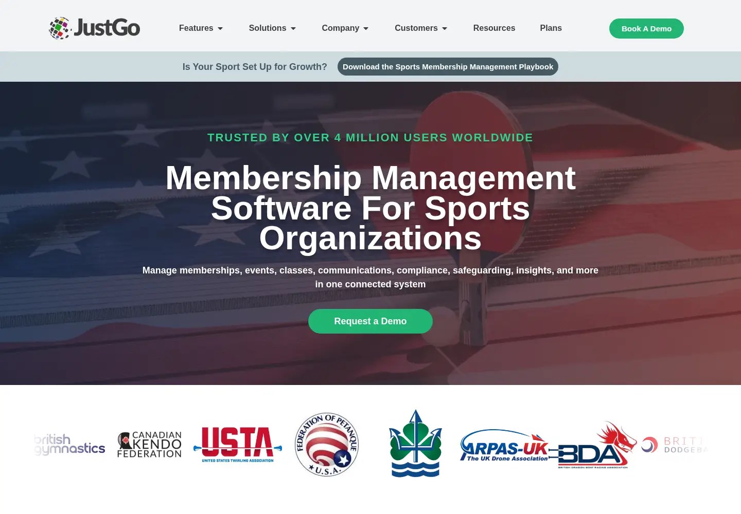 Screenshot of justgo.com