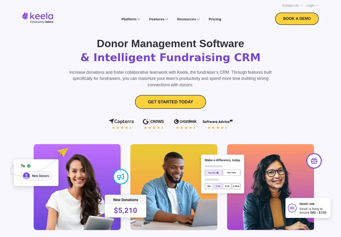 Screenshot of keela.co