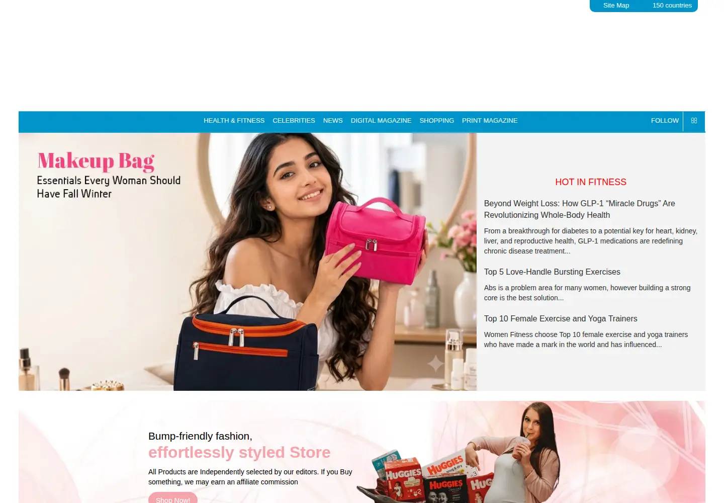 Screenshot of womenfitness.net