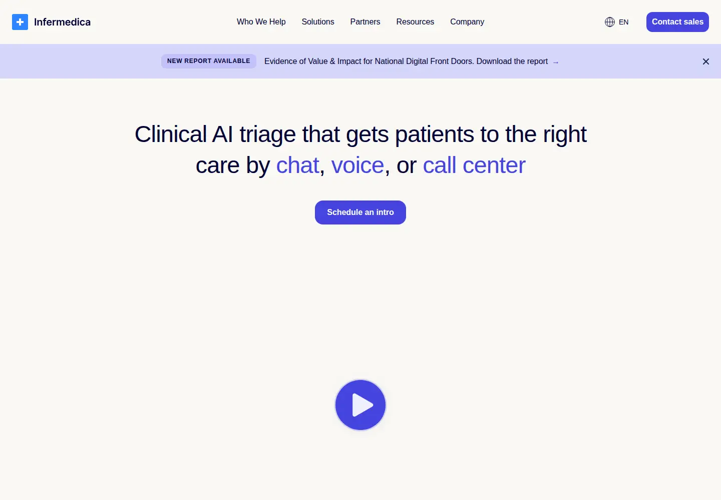 Screenshot of infermedica.com