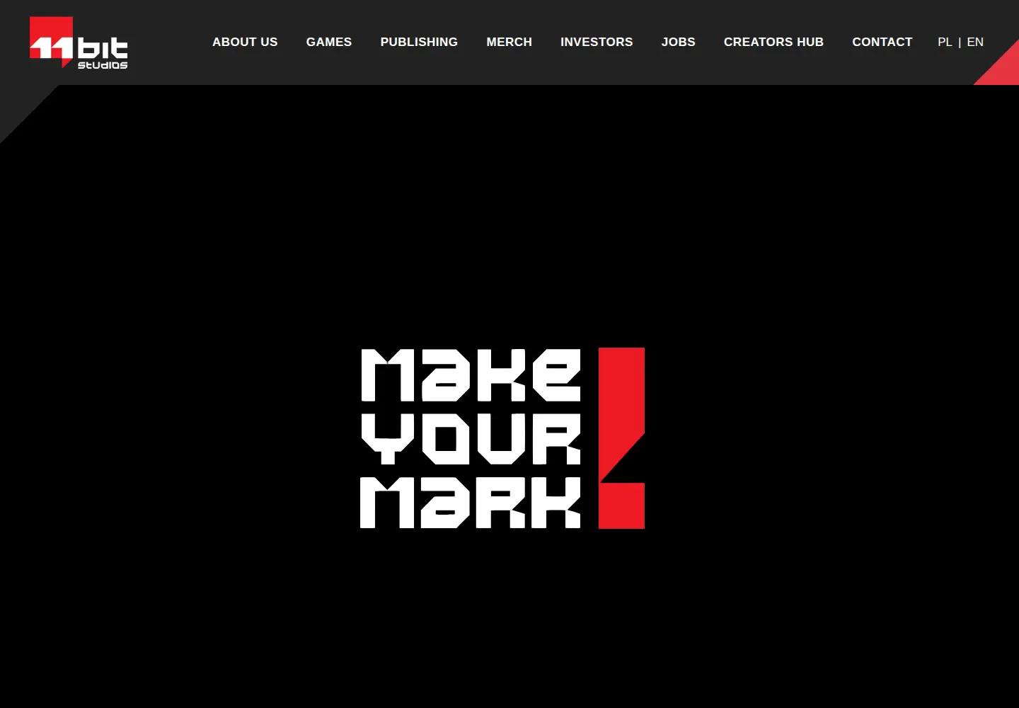 Screenshot of 11bitstudios.com