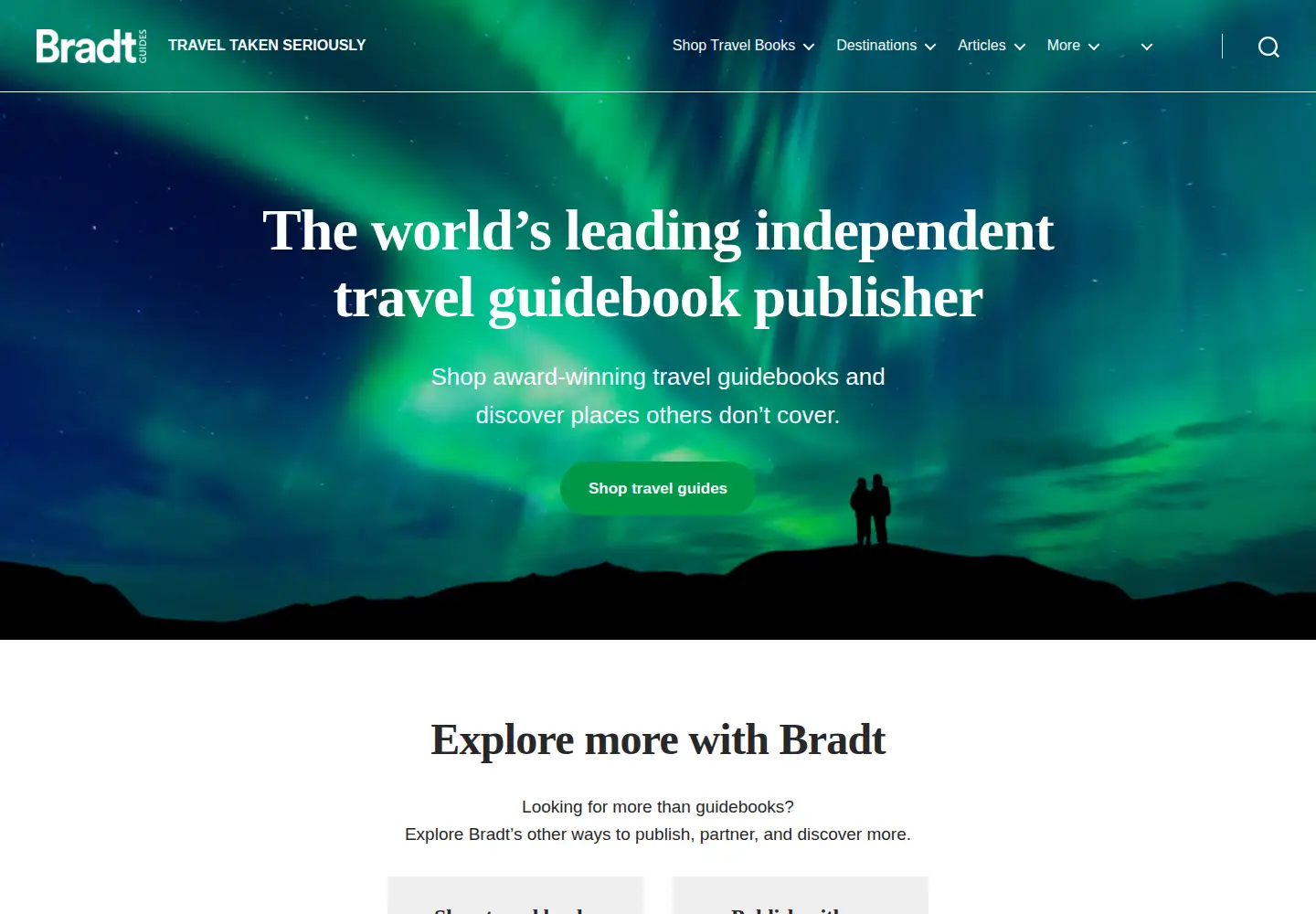 Screenshot of bradtguides.com