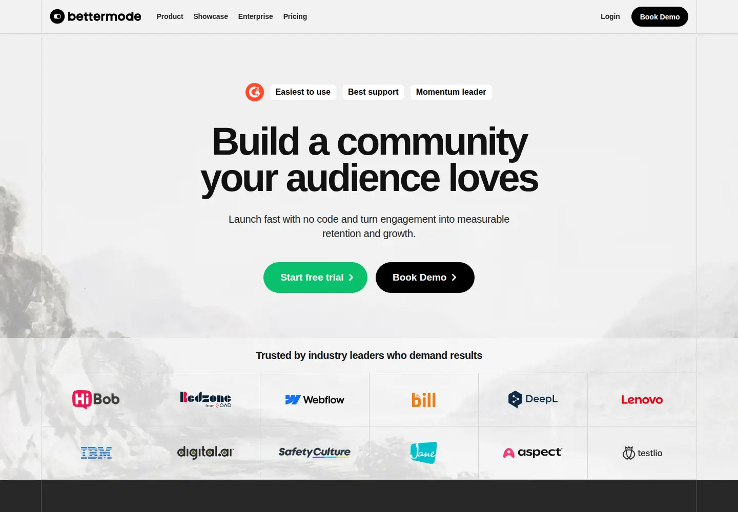 Screenshot of bettermode.com