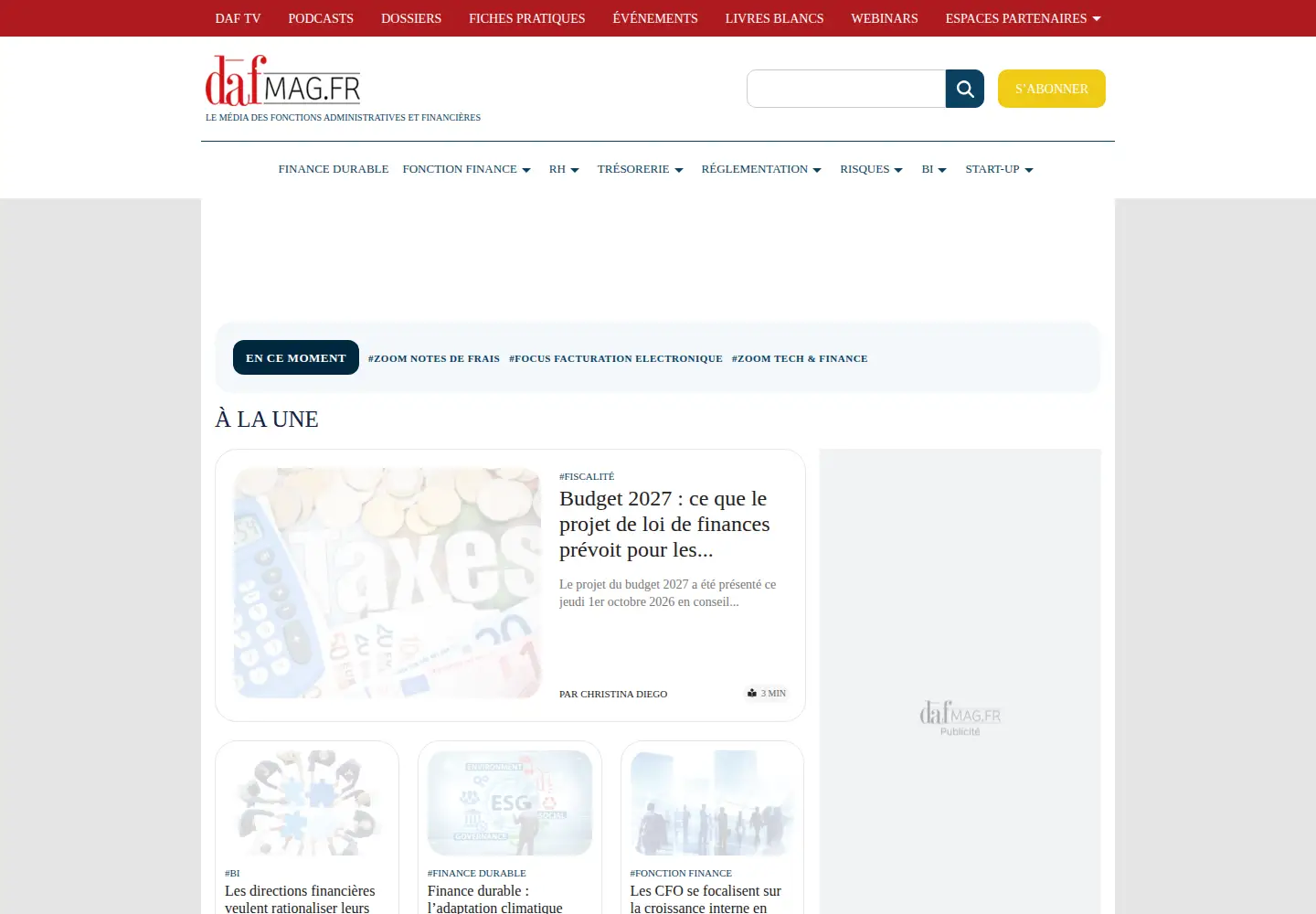 Screenshot of daf-mag.fr