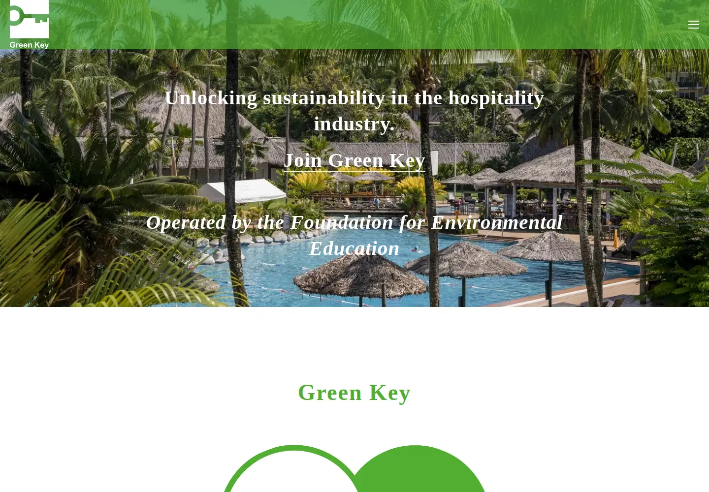 Screenshot of greenkey.global