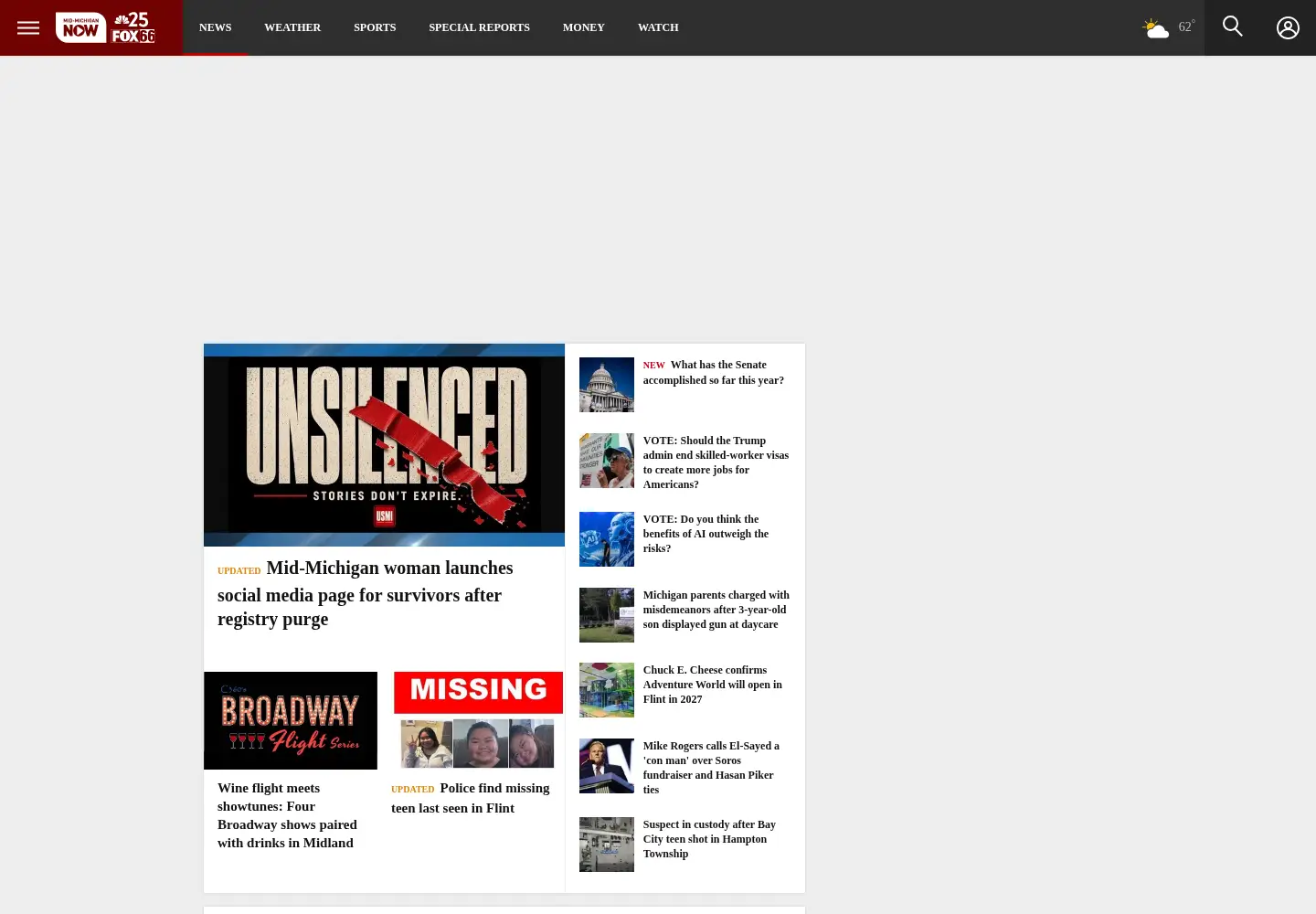 Screenshot of midmichigannow.com