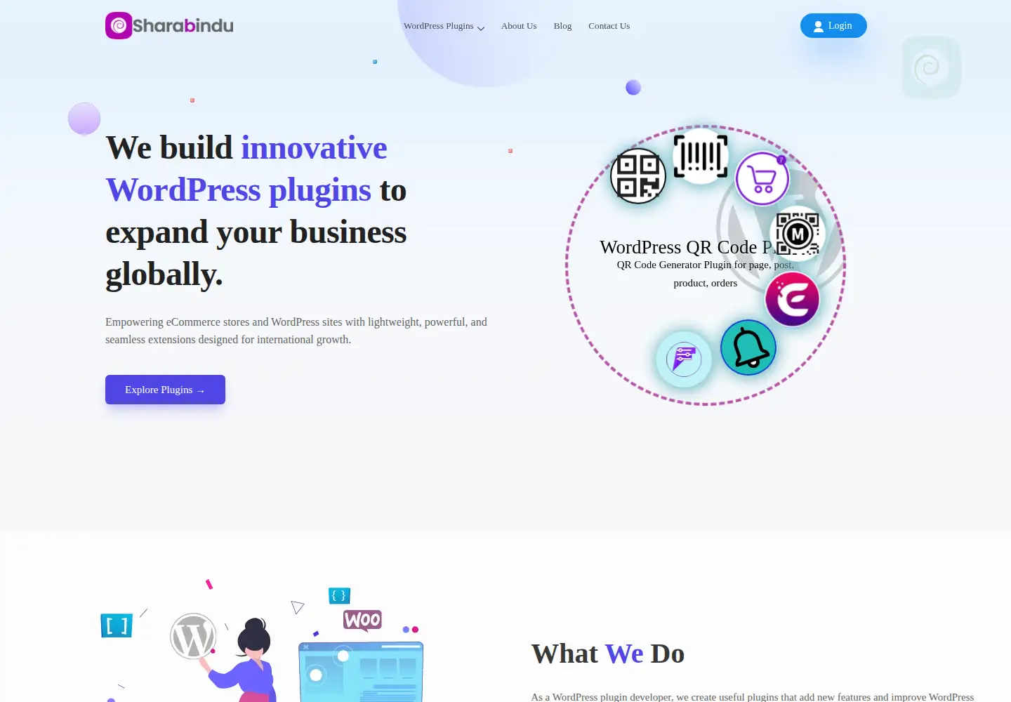 Screenshot of sharabindu.com