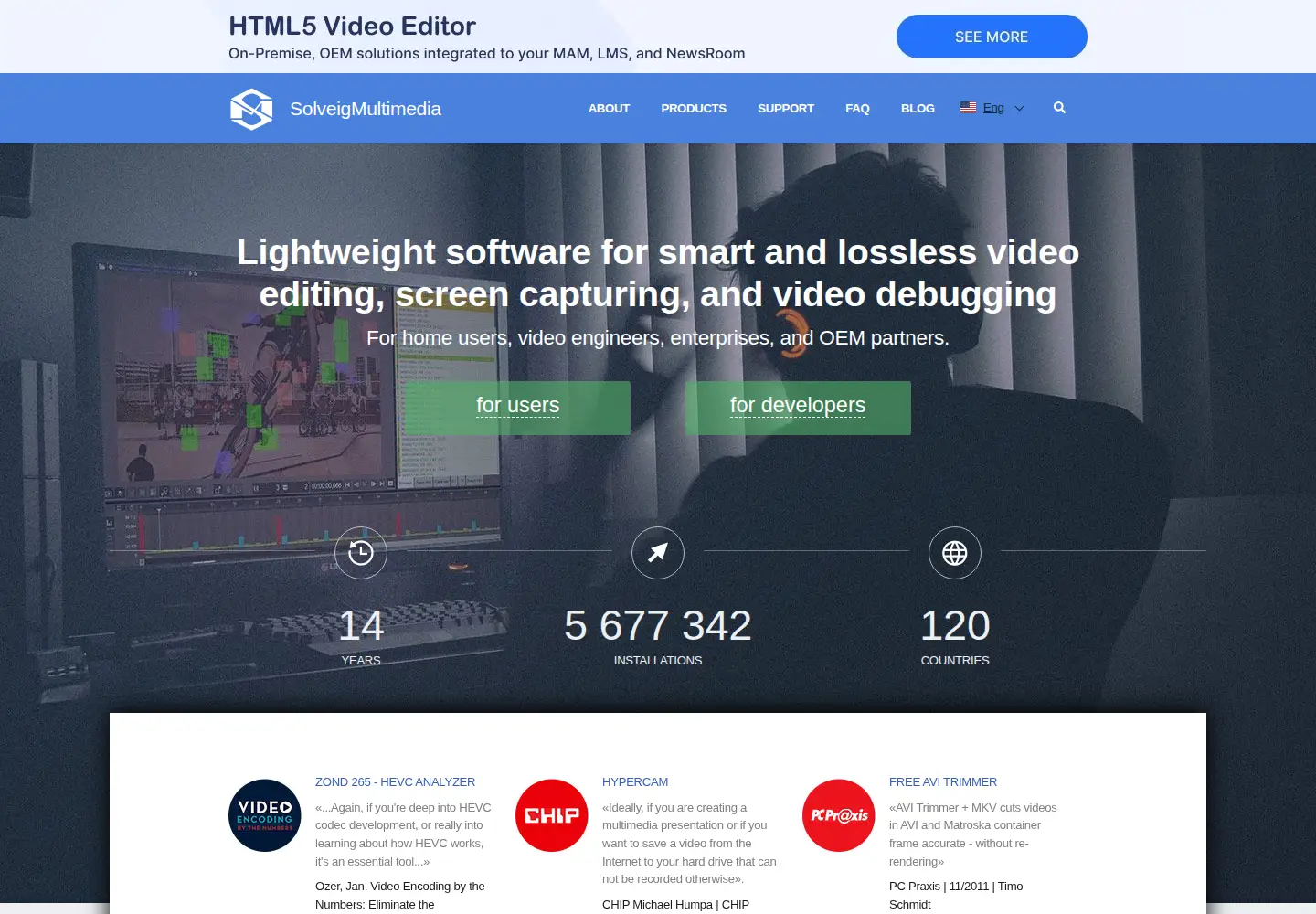 Screenshot of solveigmm.com