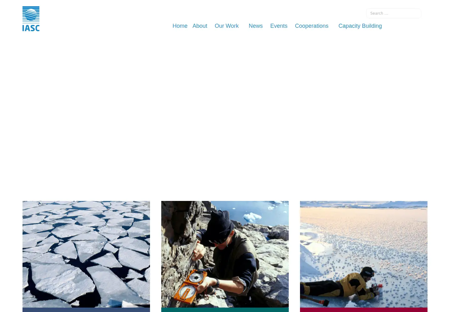 Screenshot of iasc.info