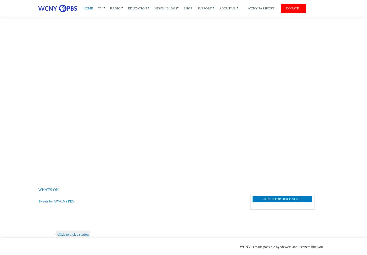 Screenshot of wcny.org