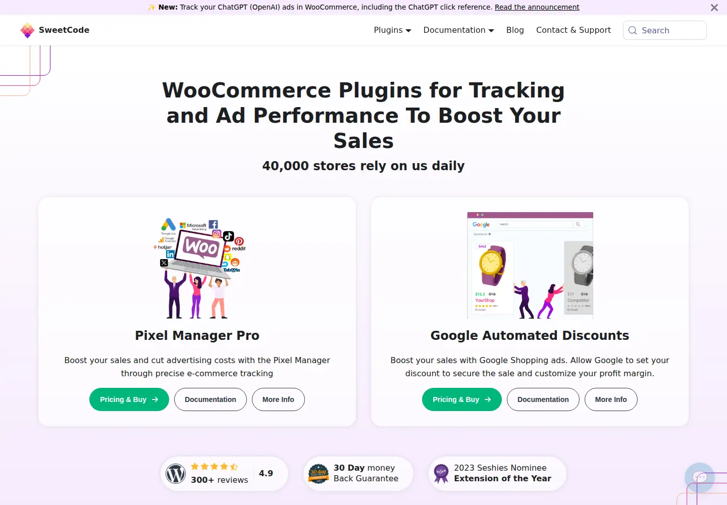 Screenshot of sweetcode.com