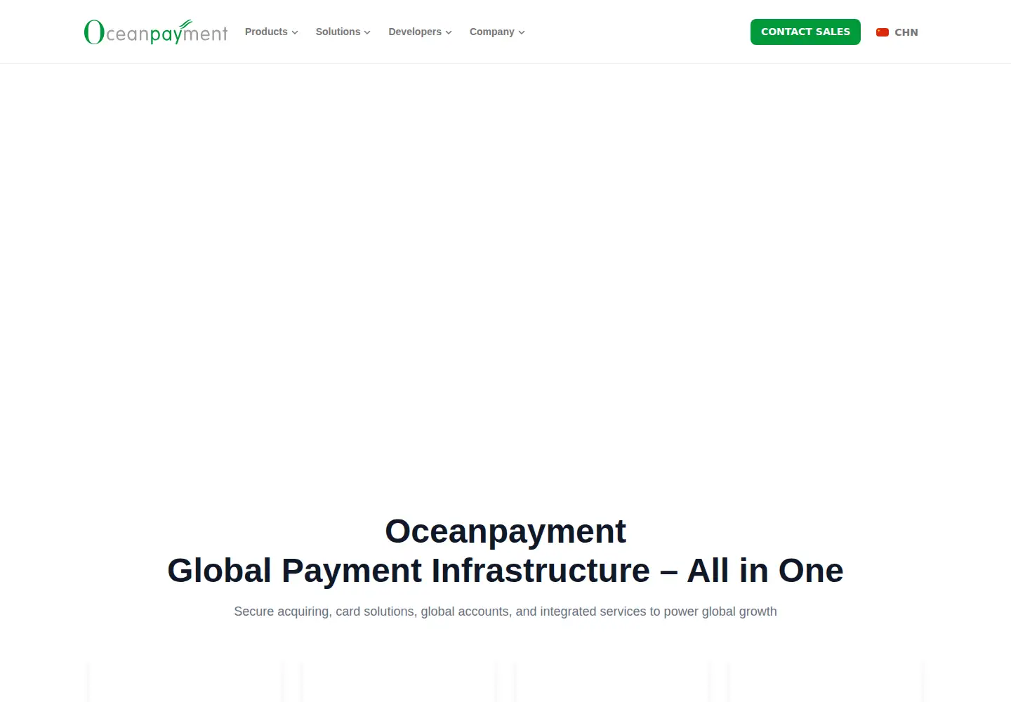 Screenshot of oceanpayment.com