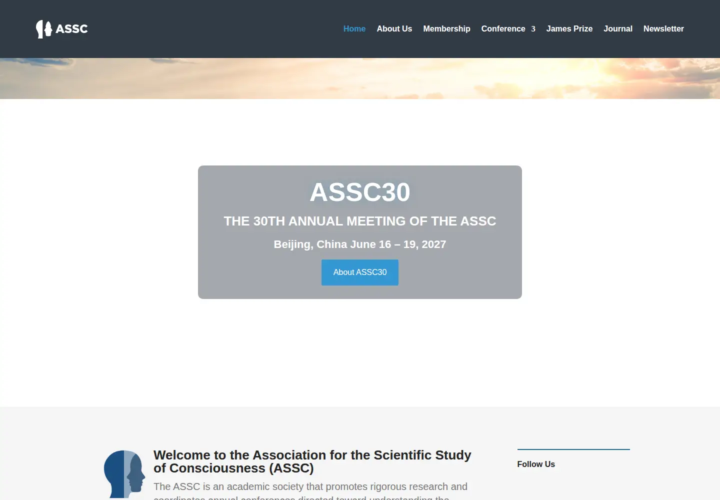 Screenshot of theassc.org