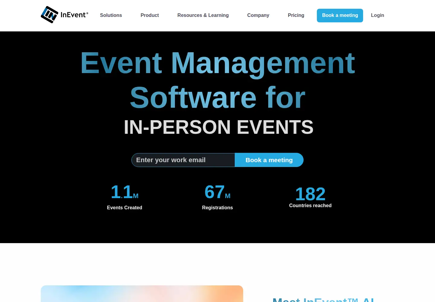 Screenshot of inevent.com