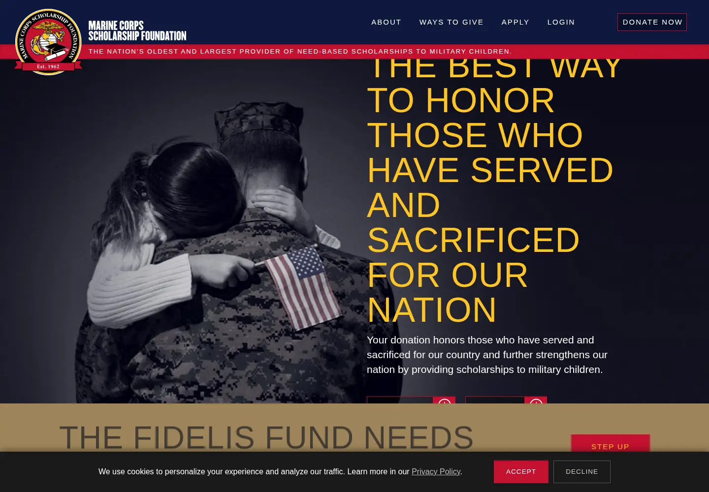 Screenshot of mcsf.org