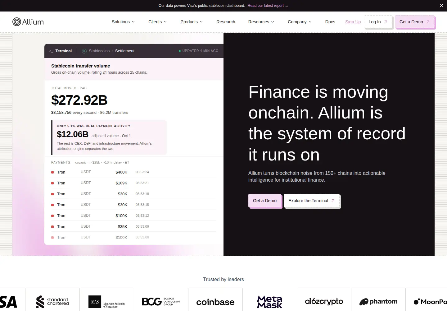 Screenshot of allium.so