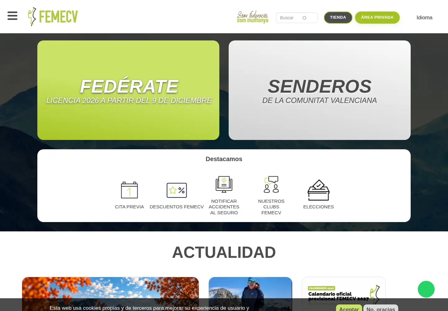 Screenshot of femecv.com