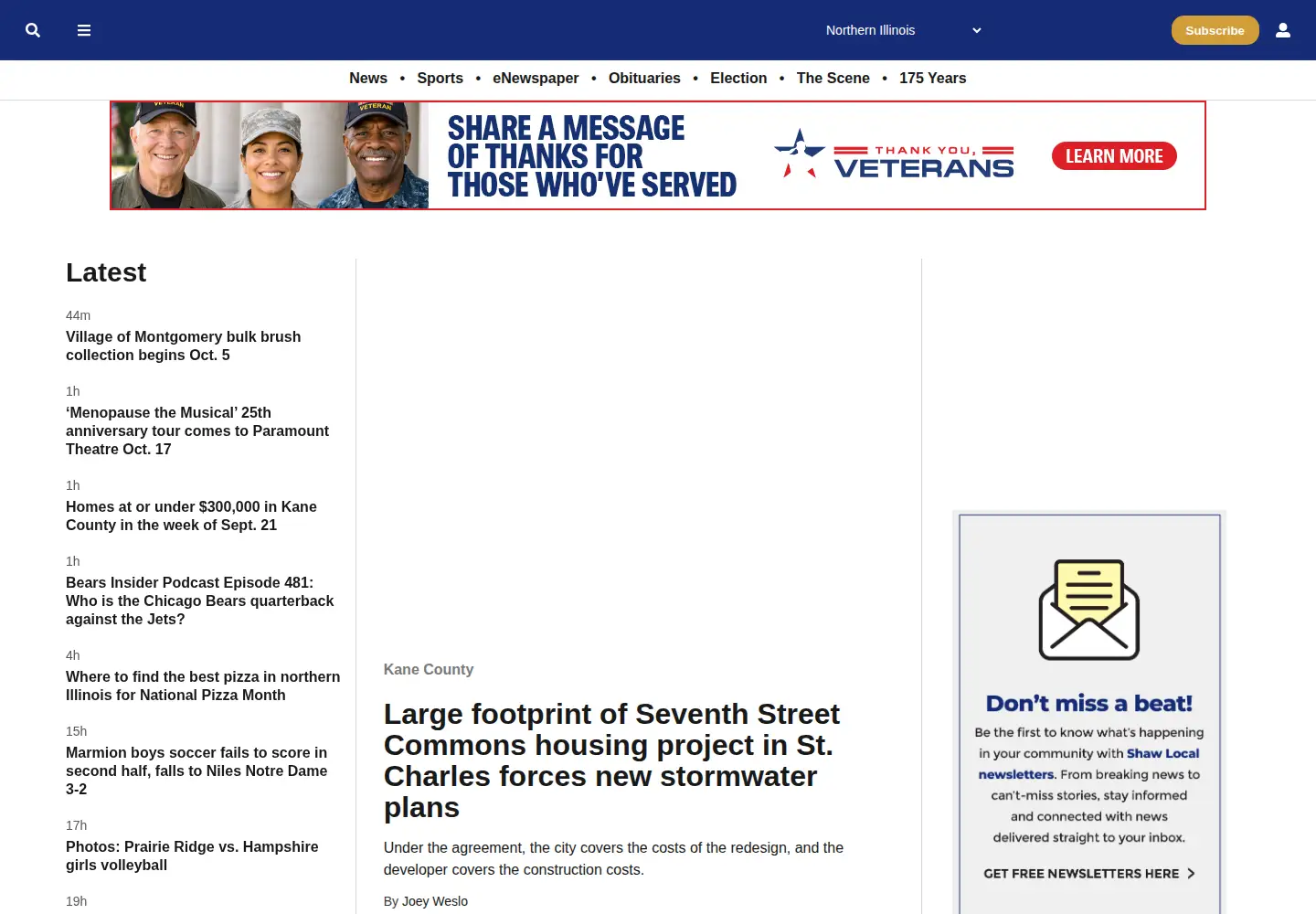 Screenshot of kcchronicle.com