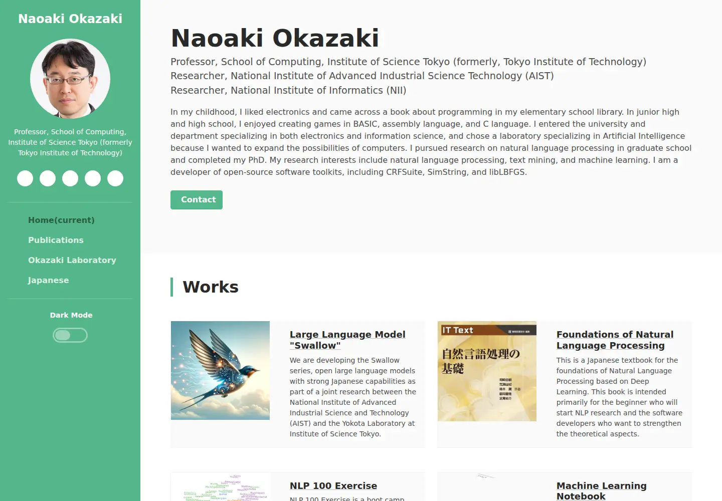Screenshot of chokkan.org