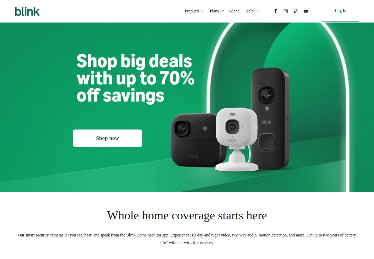 Screenshot of blinkforhome.com
