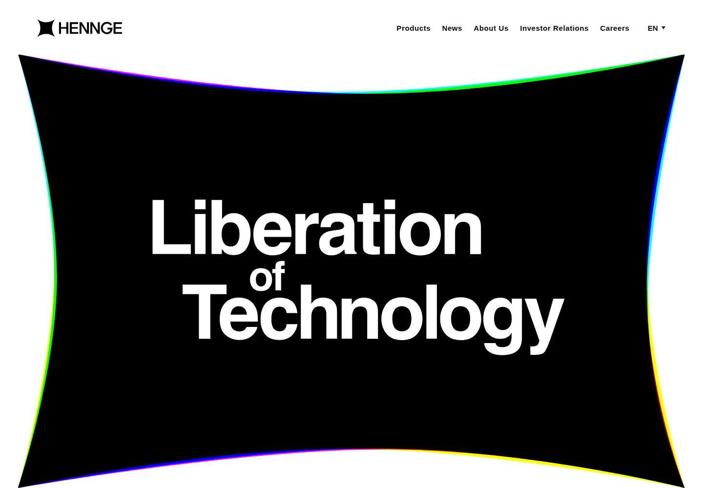 Screenshot of hennge.com
