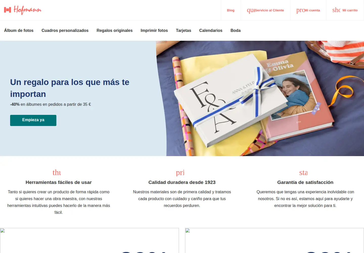 Screenshot of hofmann.es
