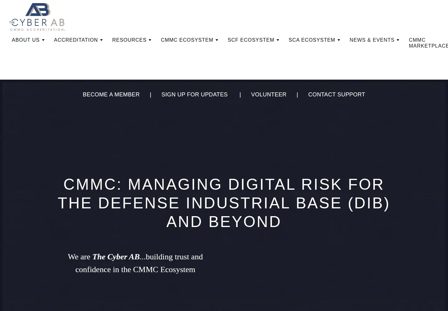 Screenshot of cyberab.org