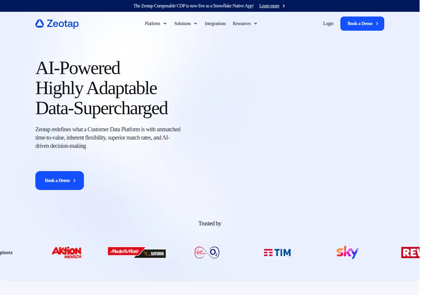 Screenshot of zeotap.com