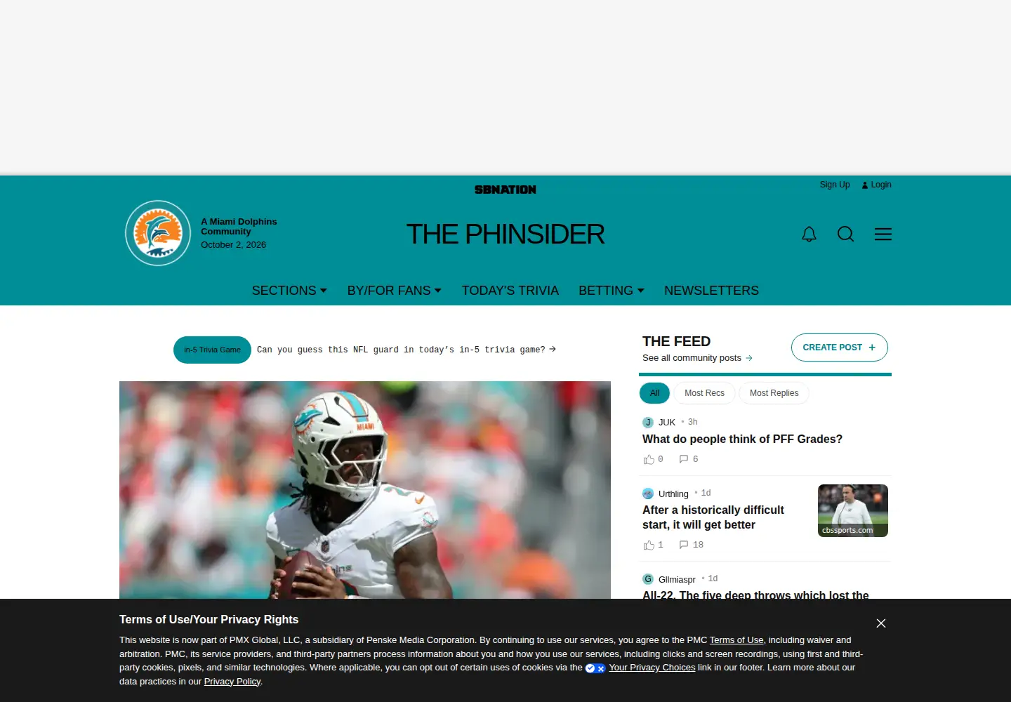 Screenshot of thephinsider.com